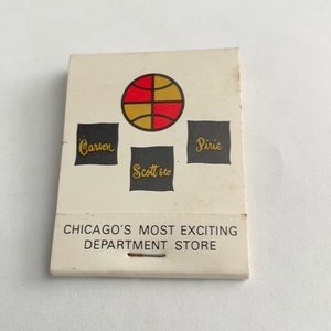 VTG Carson Pirie Scott Matchbook